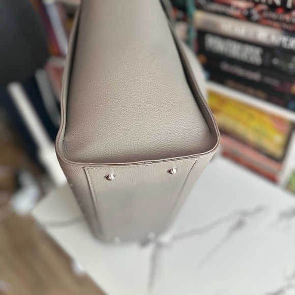 Ralph Lauren Double RL Grey with silver diamond cutouts Tote Bag - Picture 7 of 8